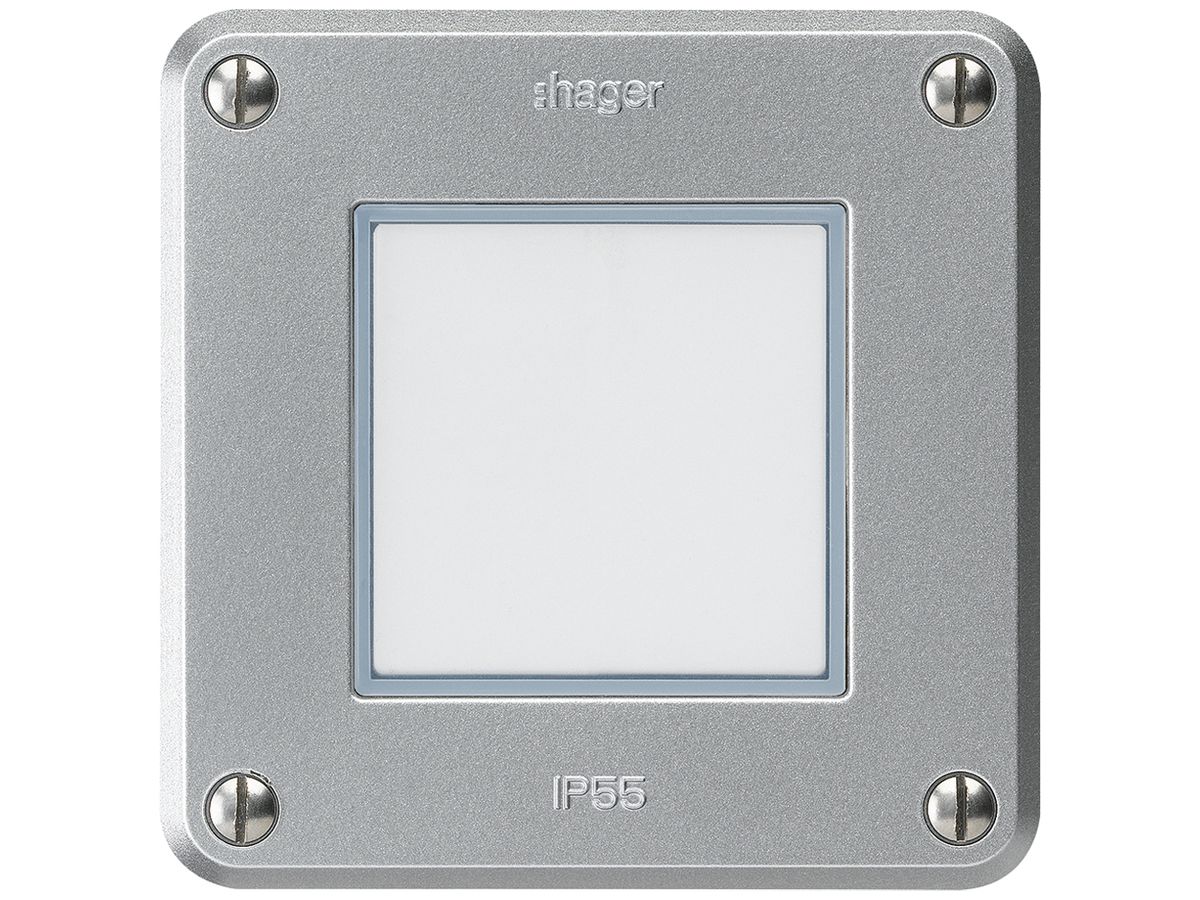 UP-LED-Leuchte robusto C IP55 aluminium LED rot/grün