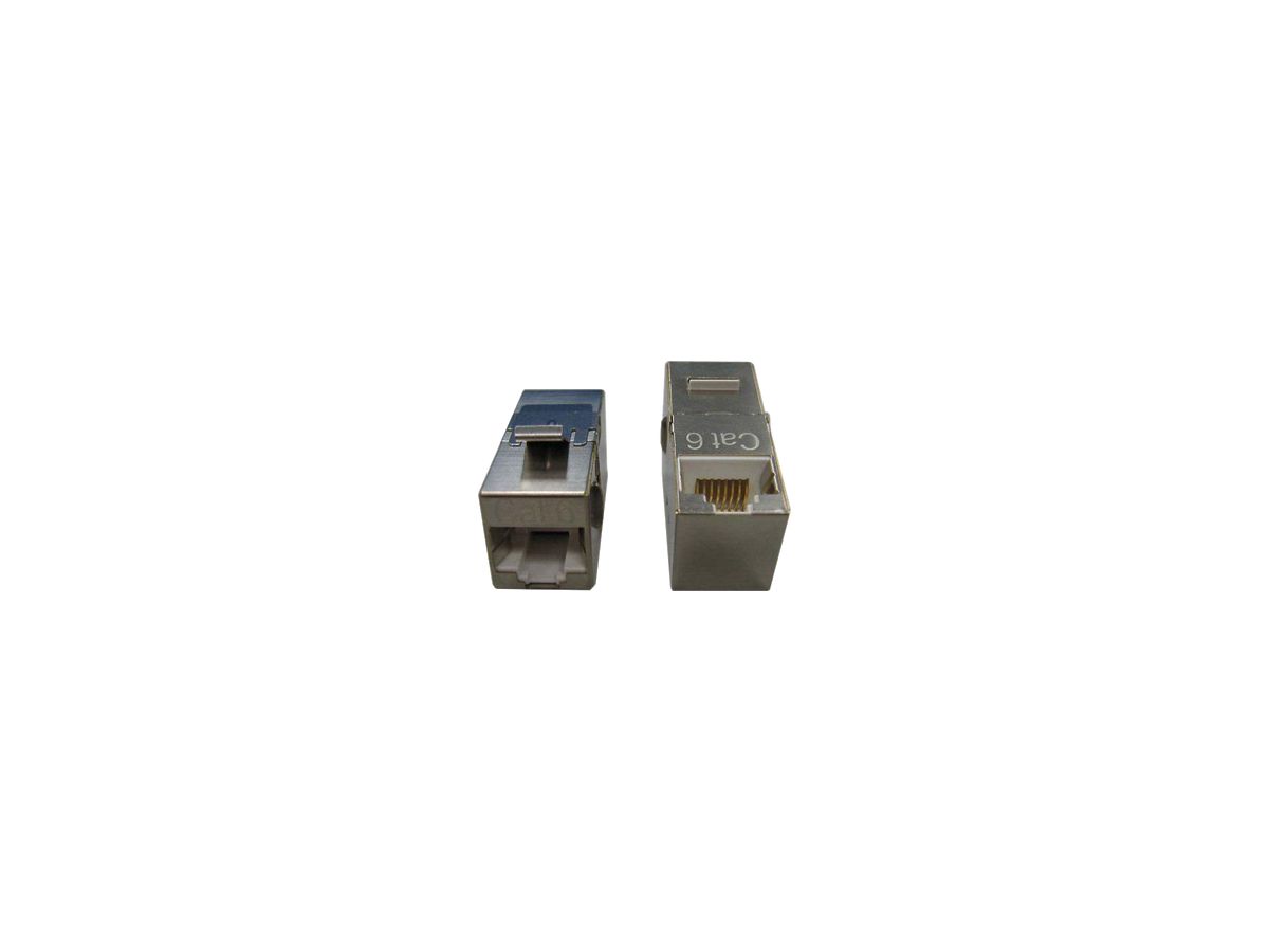 Kupplung 90° RJ45 ITplus Kat.6 STP, geschirmt