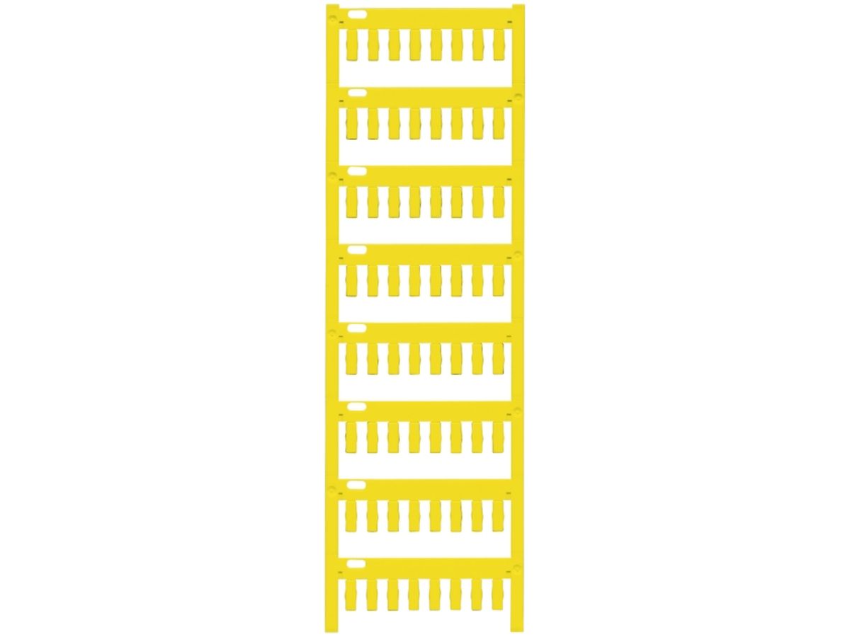 Einsteckschild Weidmüller TM MultiCard 12×4mm PA66 gelb