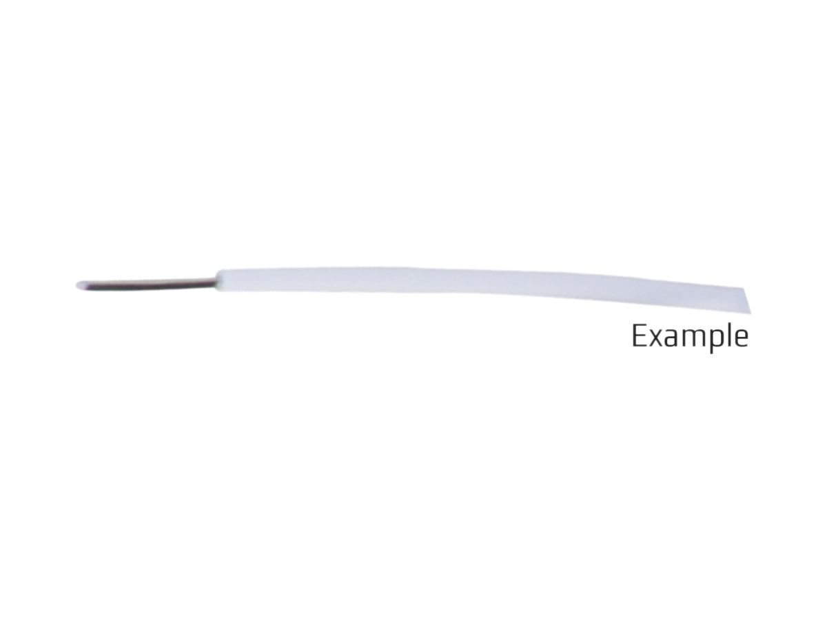 Verteilerdraht V83 2×0.5mm verzinnt weiss-grau