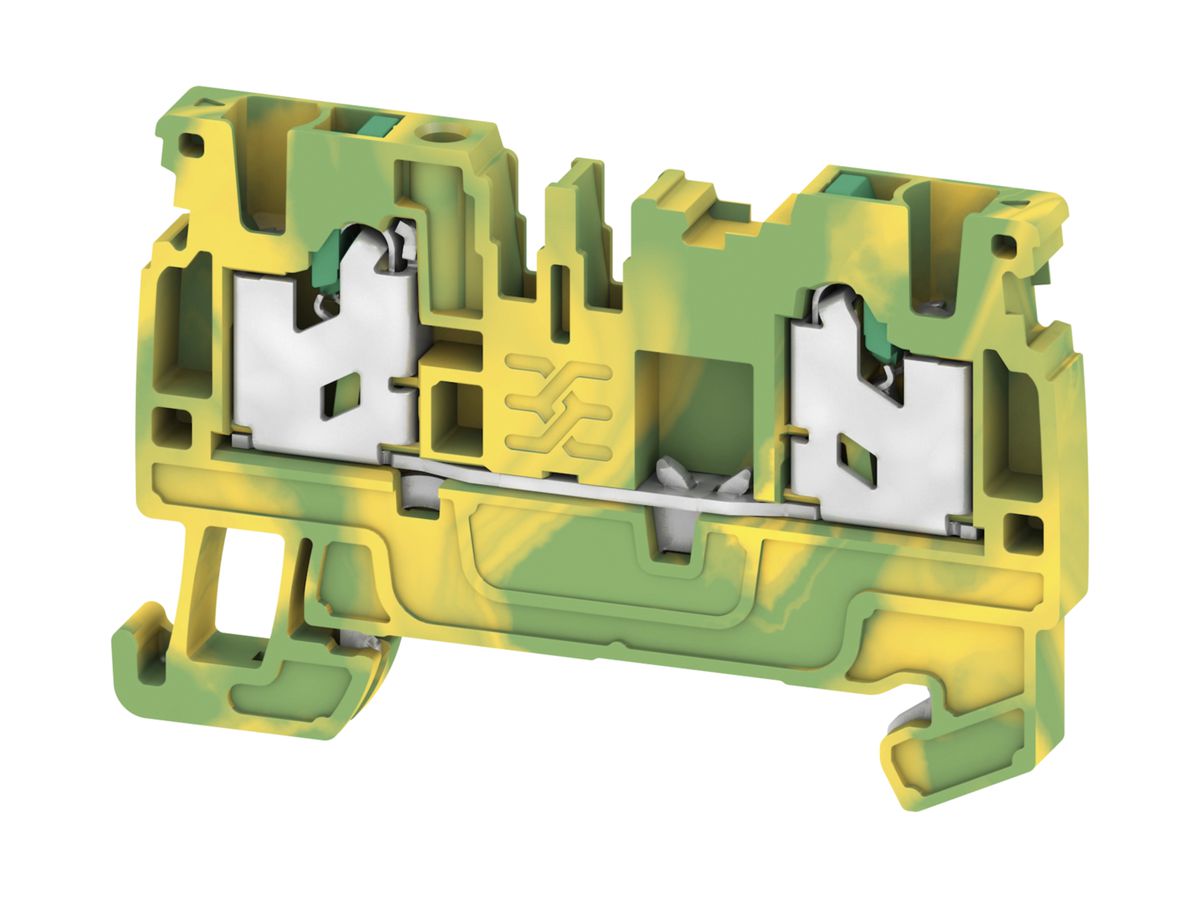 Schutzleiter-Reihenklemme 0.5…2.5mm² TH35/G32 grün/gelb