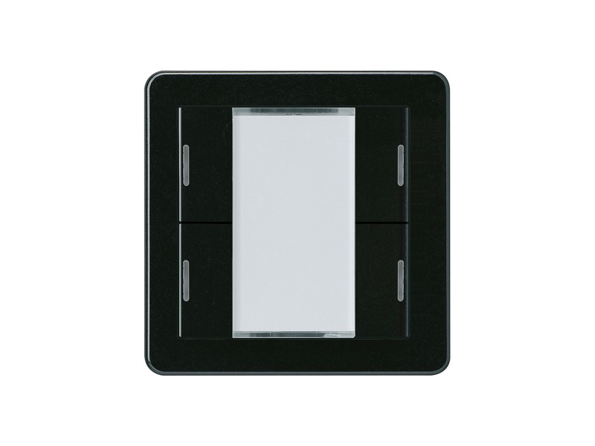 Taster Hager basico A KNX 4-fach LED schwarz