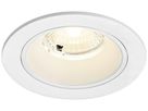 EB-LED-Deckenleuchte SLV NUMINOS S 6.7W 1050lm 4000K MB DALI DIM Ø80×52mm ws
