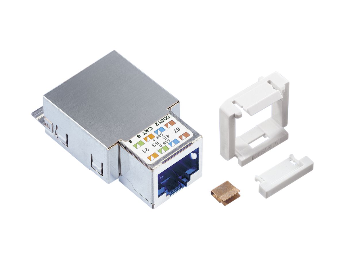 Anschlussmodul Kat.6.1×RJ45/s, Snap in R&M