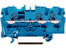 Durchgangsklemme WAGO TOPJOB-S 4mm² 3L blau Serie 2004