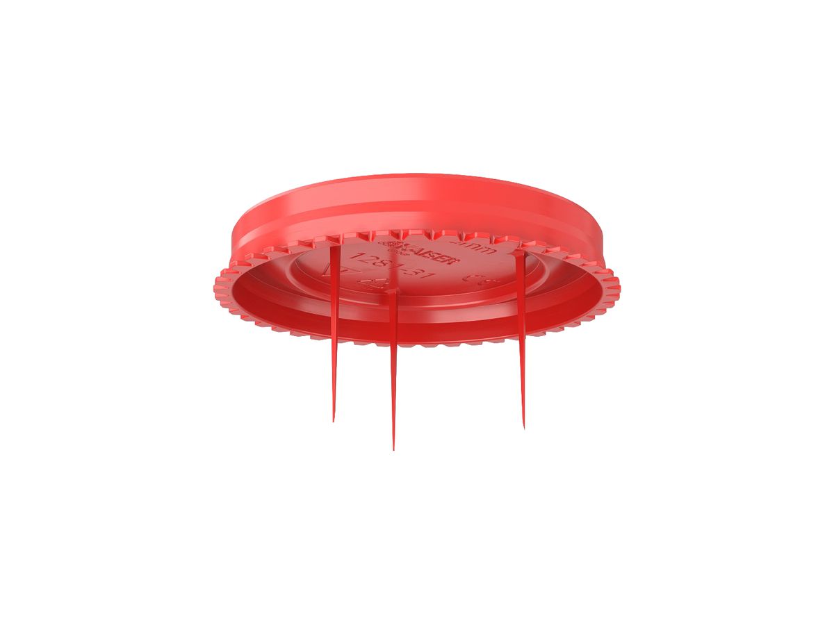 Schutzdeckel AGRO HaloX Signaldeckel Ø68mm Kunststoff rot 10 Stk