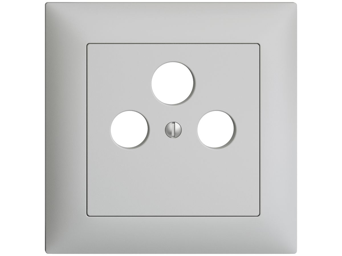 UP-Frontset EDIZIOdue hellgrau 88×88mm