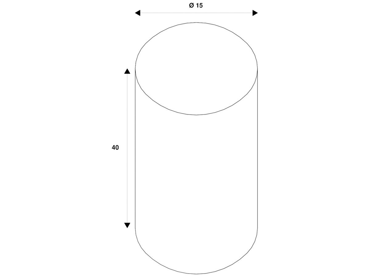 Leuchtenschirm SLV FENDA Ø150×400mm grau