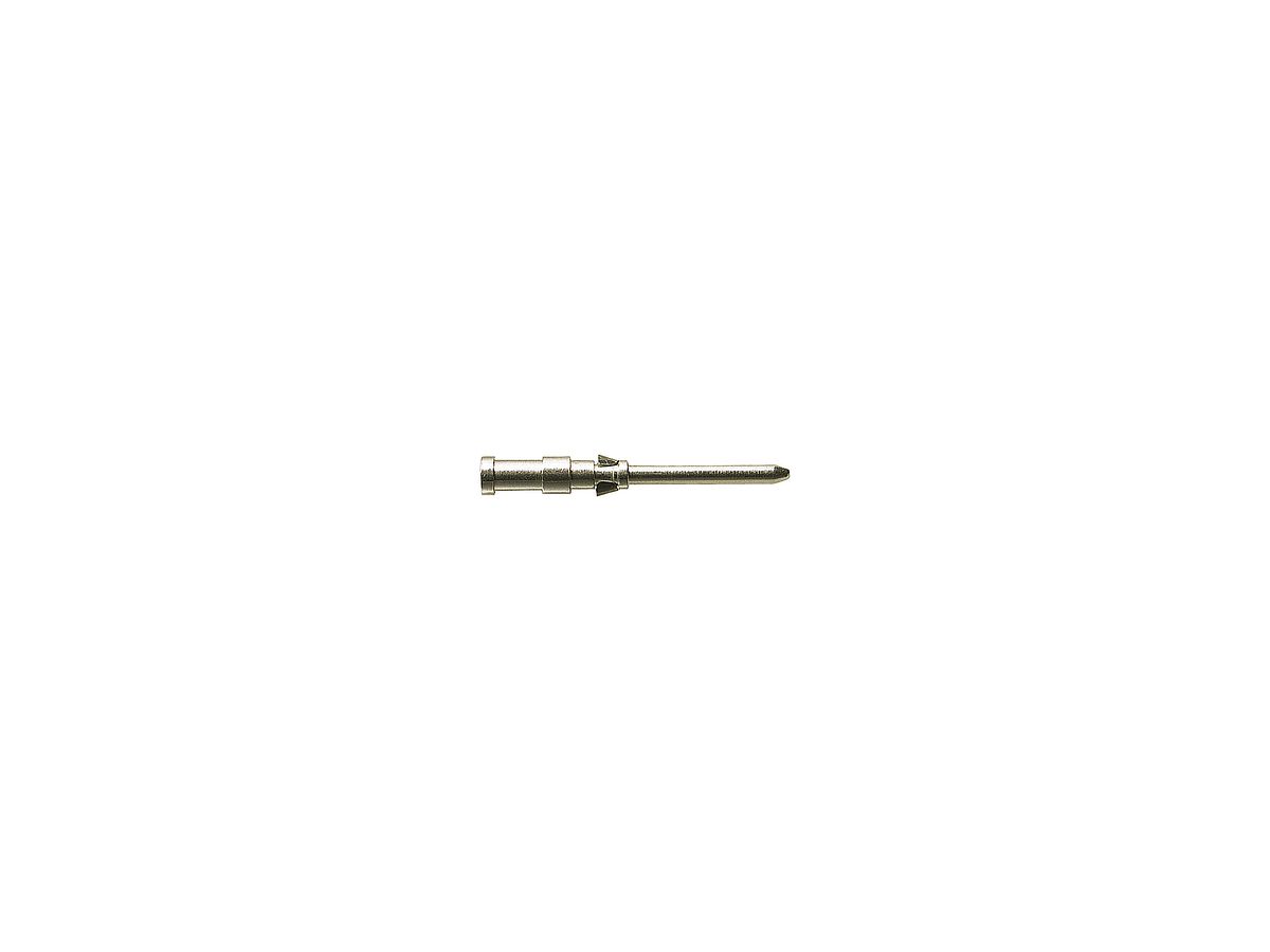 Stiftkontakt D 0.75…1mm² 19…18 AWG, für Crimpanschluss