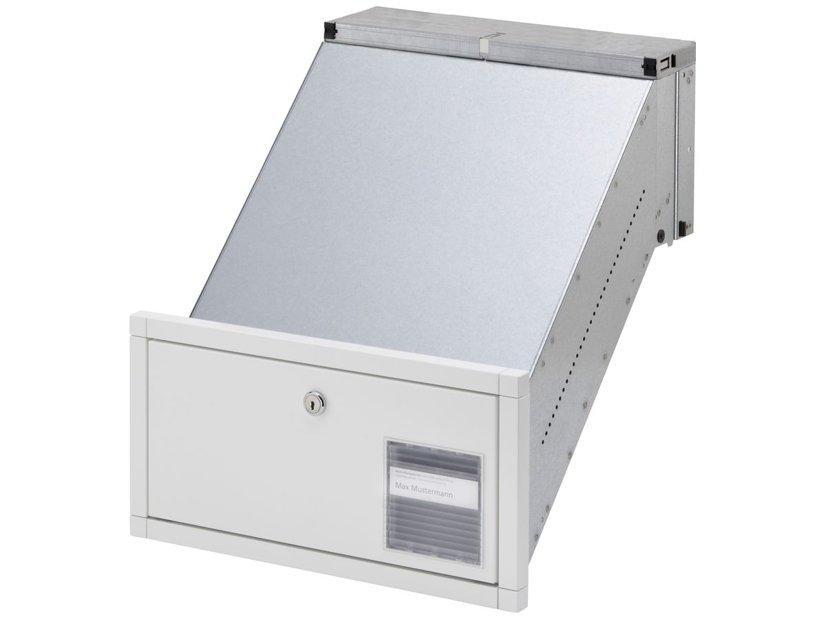Briefkasten Siedle Classic 1× 293×151×290mm silber