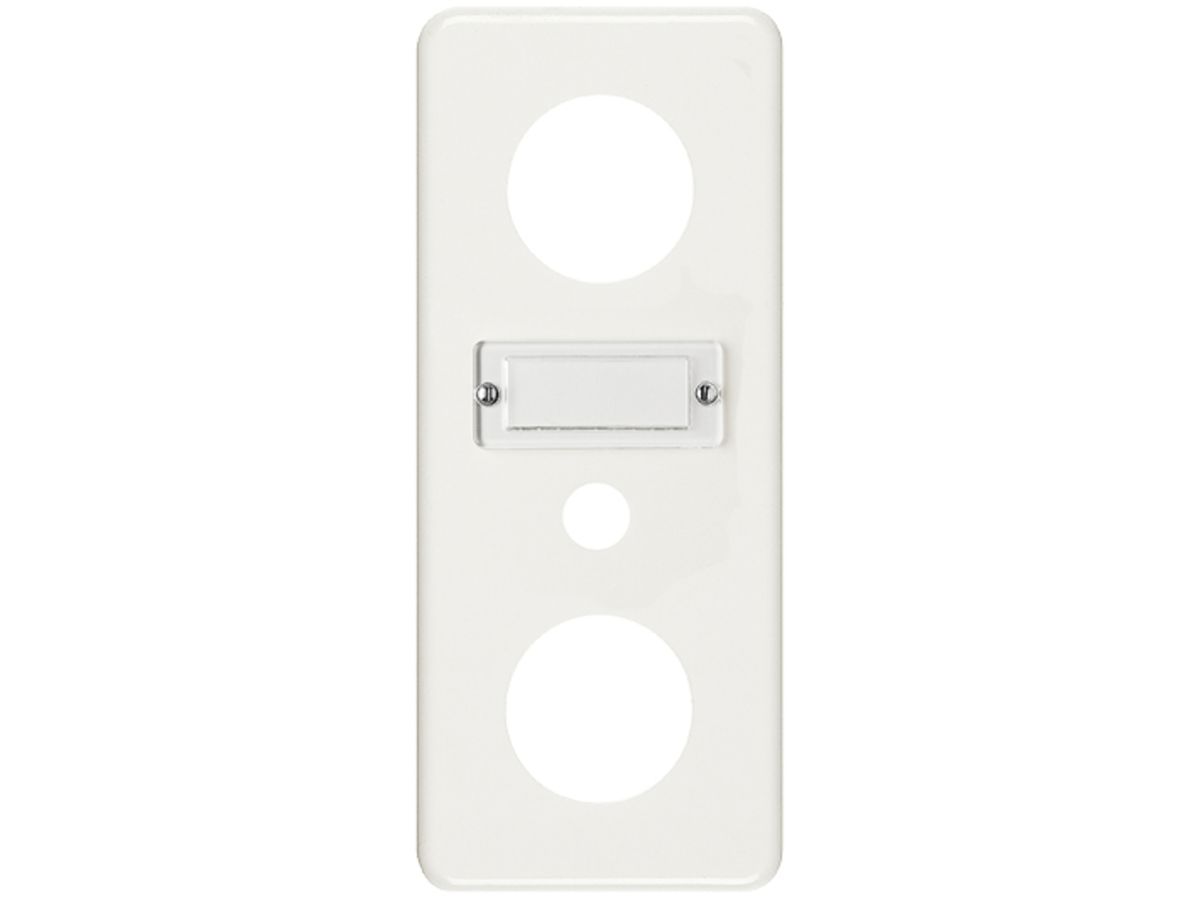 Abdeckplatte FH 3×1 43+15+43mm weiss