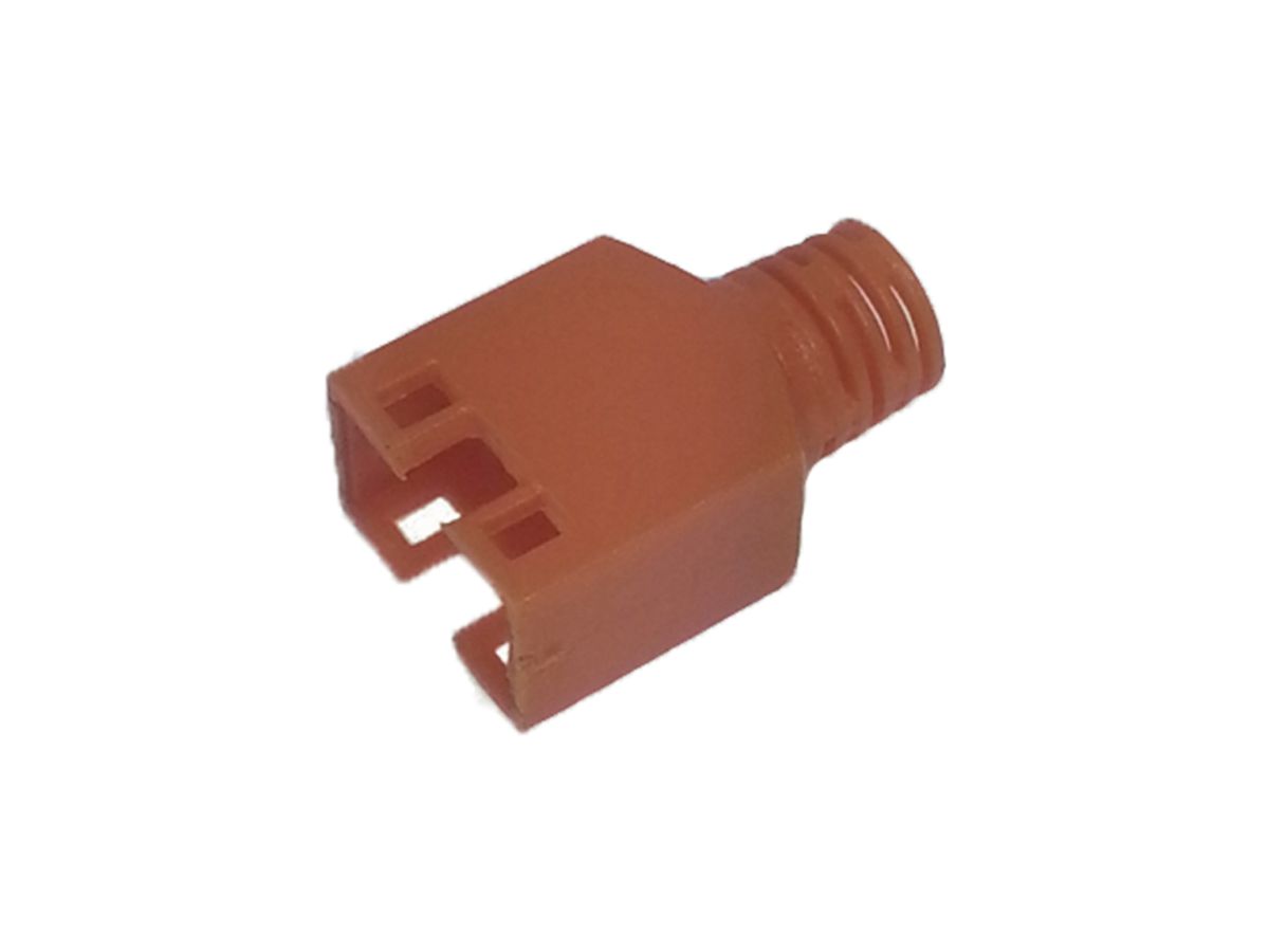 Tülle gerade zu Stecker RJ45 orange