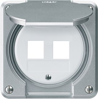 UP-Montageset robusto HMS IP55 aluminium für 2×Modul für Kombination