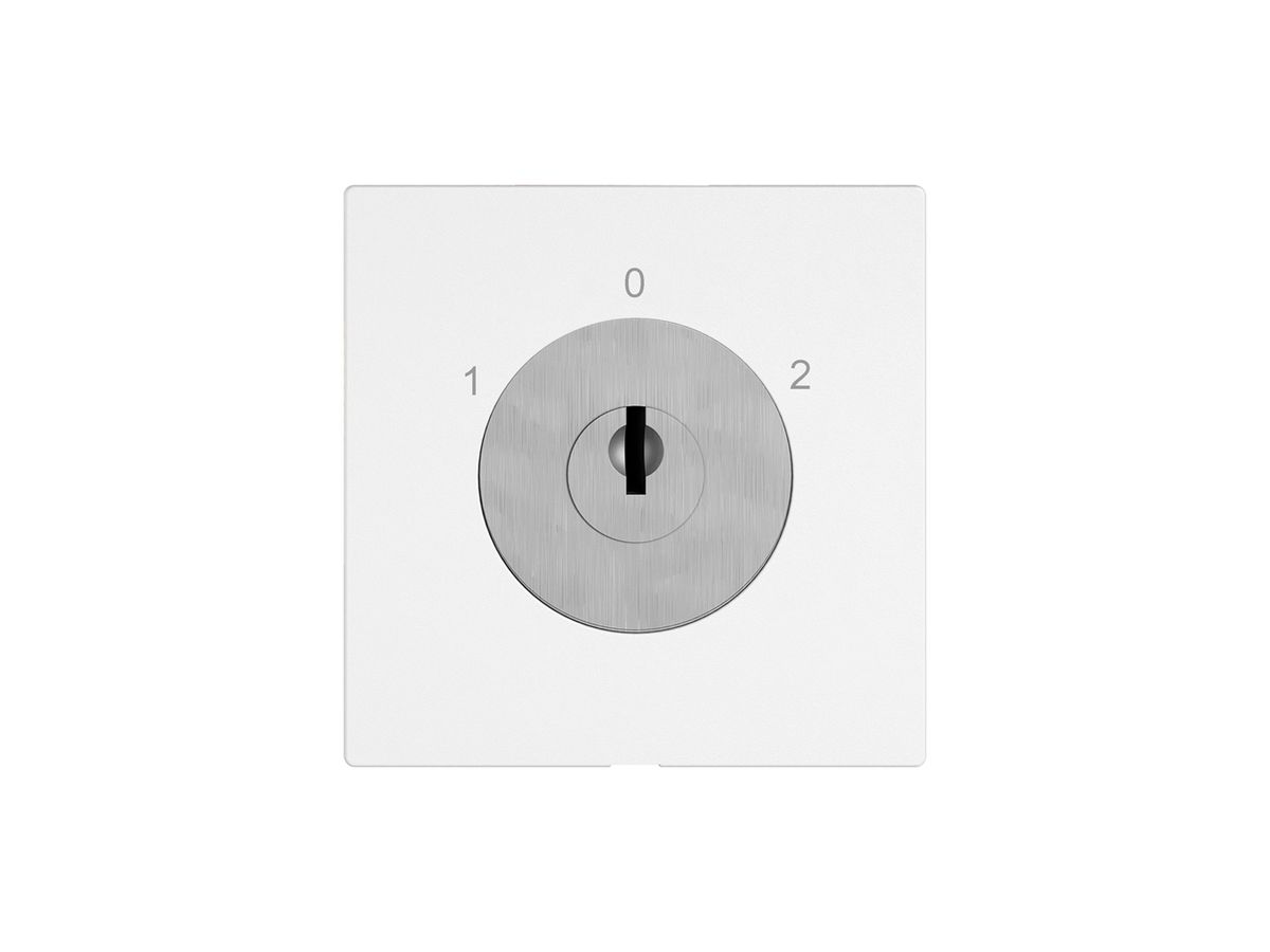Schlüsselschalter EDIZIO.liv m.KABA 1262KA/5000 getr.Kont.3P 1-0-2 T=87mm ws