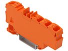 Durchgangsklemme WAGO Contact TOPJOB S 1×6/6×1.5mm² Ex e II orange