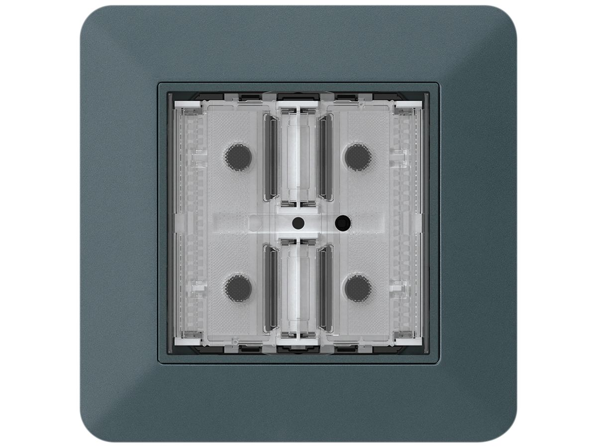 UP-Taster KNX KTR f.2×Tasten 4×Betätigungspunkte LED anthrazit