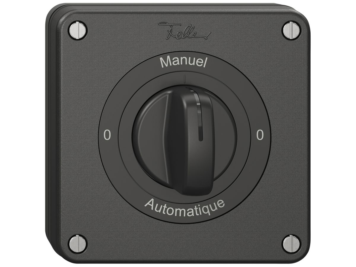 UP-Drehschalter NEVO SNAPFIX® Umschalter 16A 400V 0-Man-0-Auto sz