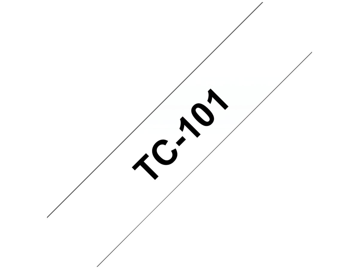Schriftbandkassette TC 12mm×7.7m transparent