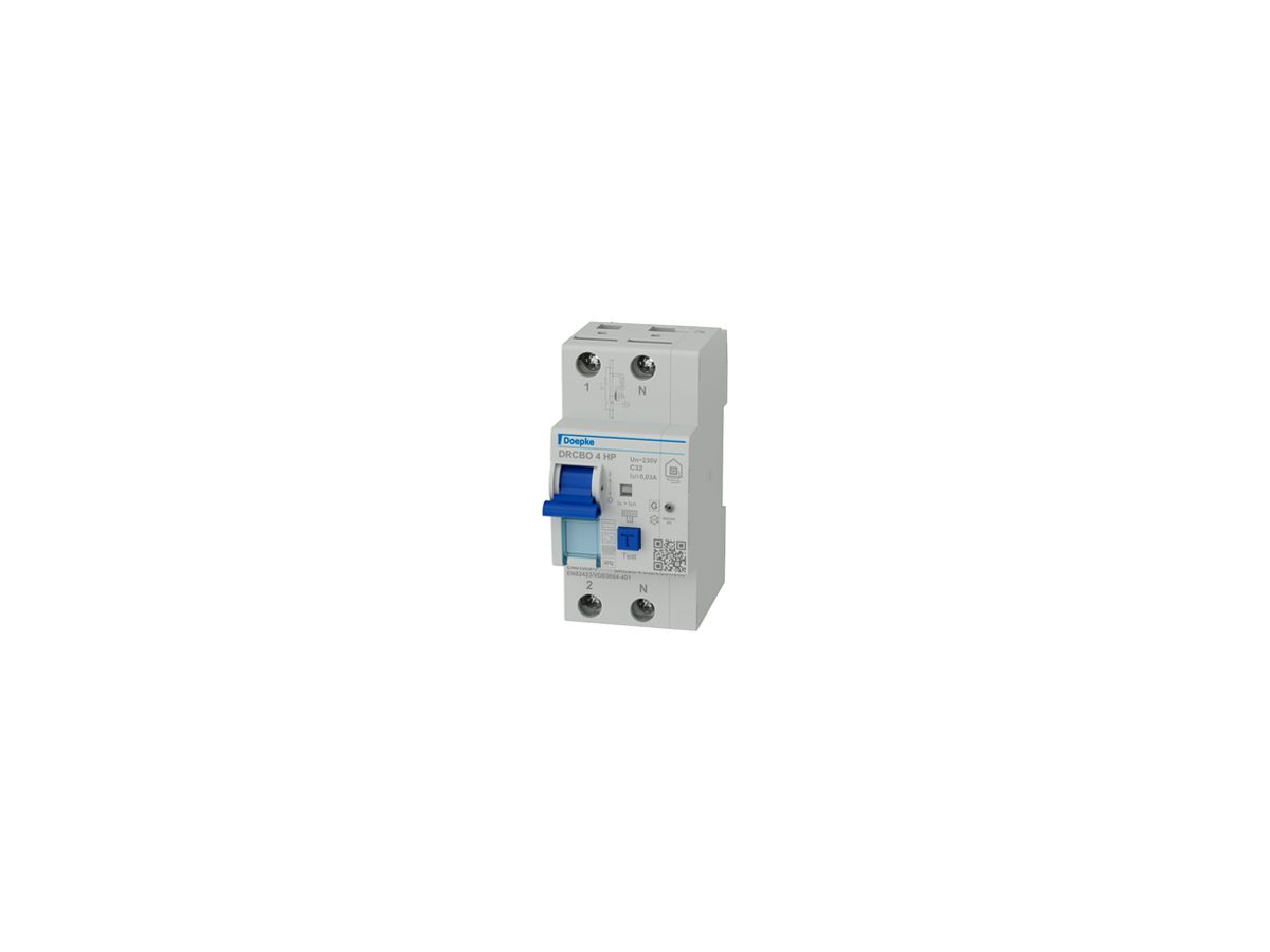 FI/LS-Schalter DOEPKE DRCBO 4 HP 2P 230V C 32A 0.03A B+ 2.5TE 6kA