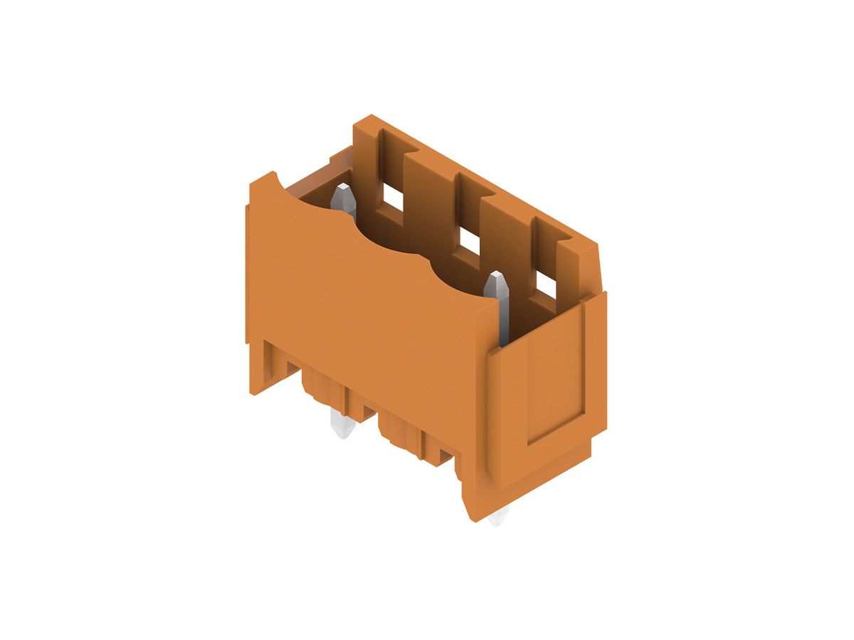 Stiftleiste WM Signal SL 5.08HC/03/180B 3.2SN OR BX TB 3L 180° 5.08mm or