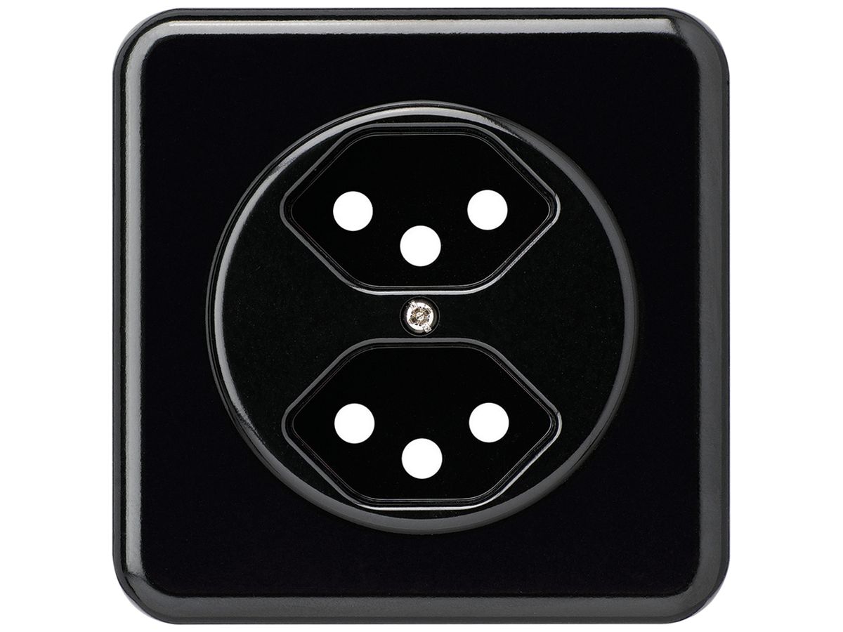 UP-Frontset basico 2×Typ 13 schwarz 86×86mm