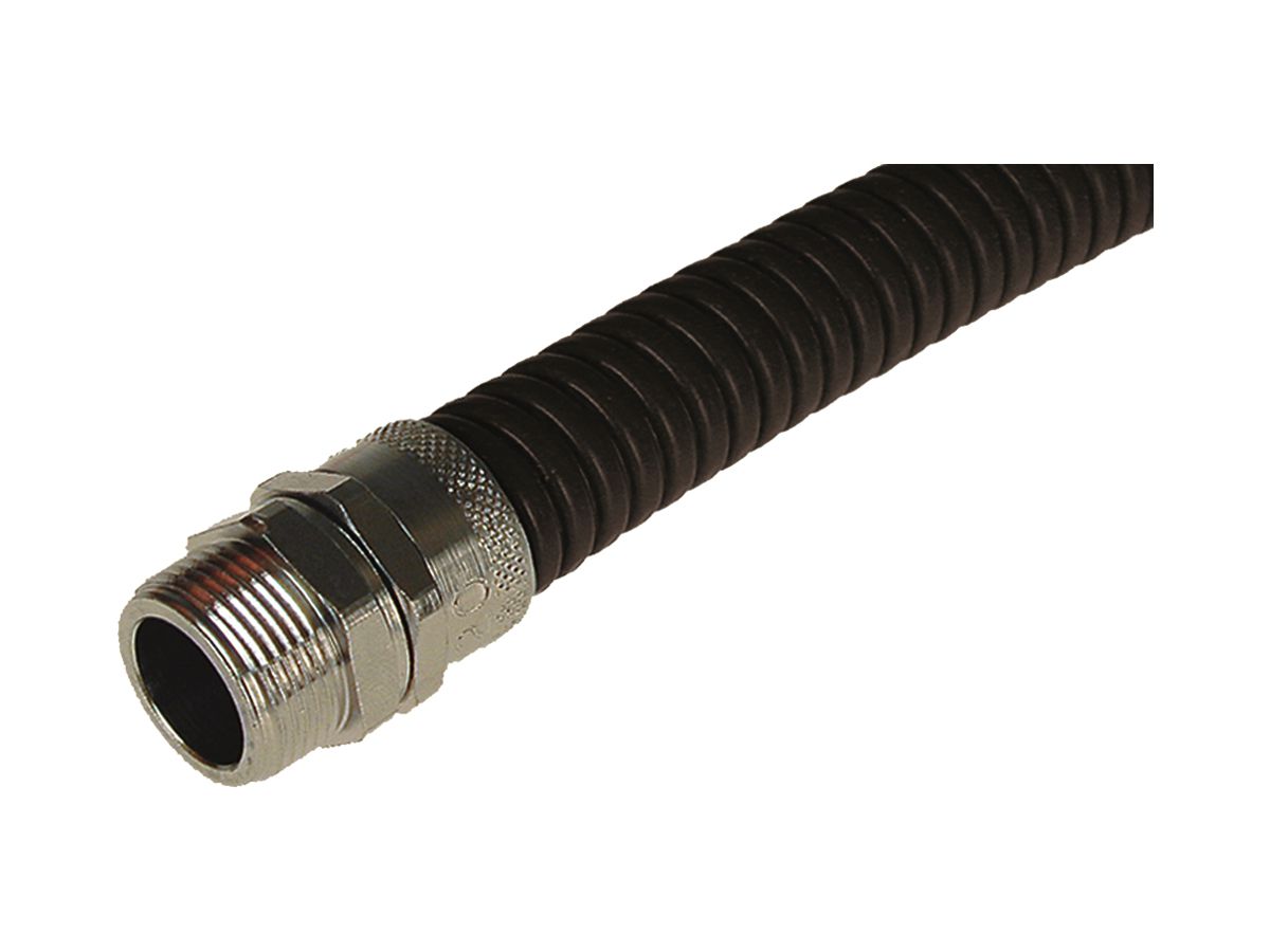 Metallschlauch Plica SP NW/DN 12 Ø10.3/14mm 50m Stahl/PVC schwarz