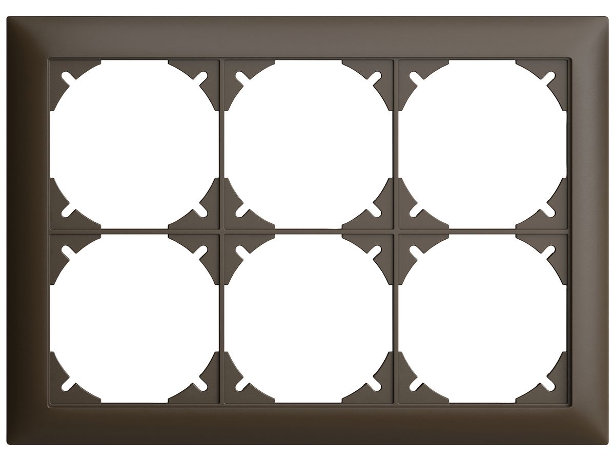 UP-Kopfzeile EDIZIOdue SNAPFIX® 2×3 horizontal 208×148mm umbra