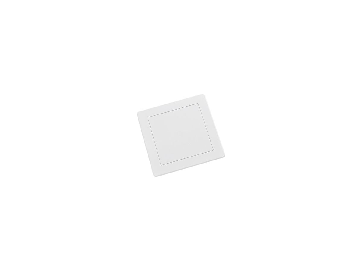 Steckdeckel HSB Weibel 130×130mm Design EDIZIO.liv Kunststoff weiss