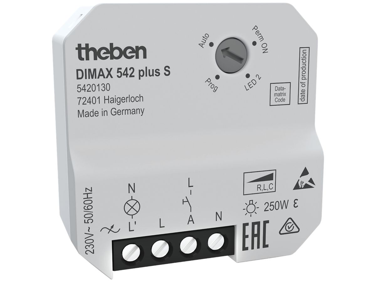 EB-Ferndimmer Theben DIMAX 542 plus S 250W