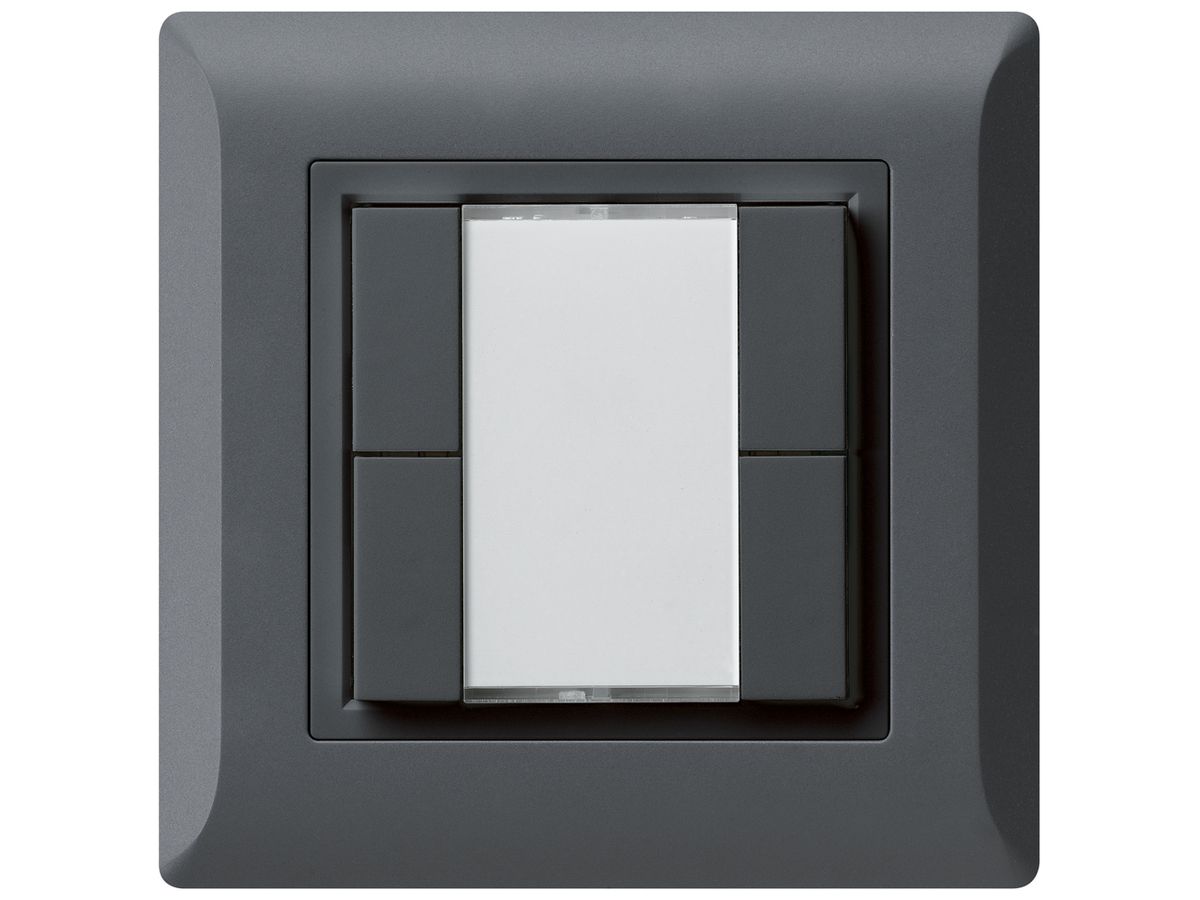 UP-Universaltaster 4×kallysto.line mit LED anthrazit