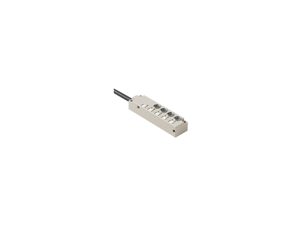 Verteiler Weidmüller SAI-4-F M8 L Fixkabelversion 4 Buchsen 3L M8 10m