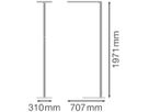 LED-Stehleuchte LEDVANCE COMPACT 88W 12600lm 4000K PIR DIM grau