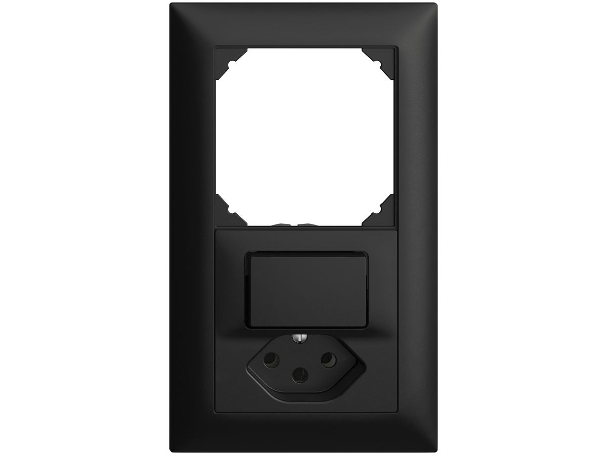 UP-Kombination leer+3/T13 EDIZIOdue schwarz