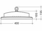 LED-Hallenleuchte HB3 UEBEX - 120W, 4000K, 20.100lm, 85°, IP65