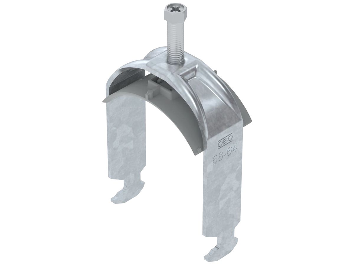 Schnellverleger BET 2056 H-Fuss Kunststoff 58…64mm 1×Kabel Stahl tfZn