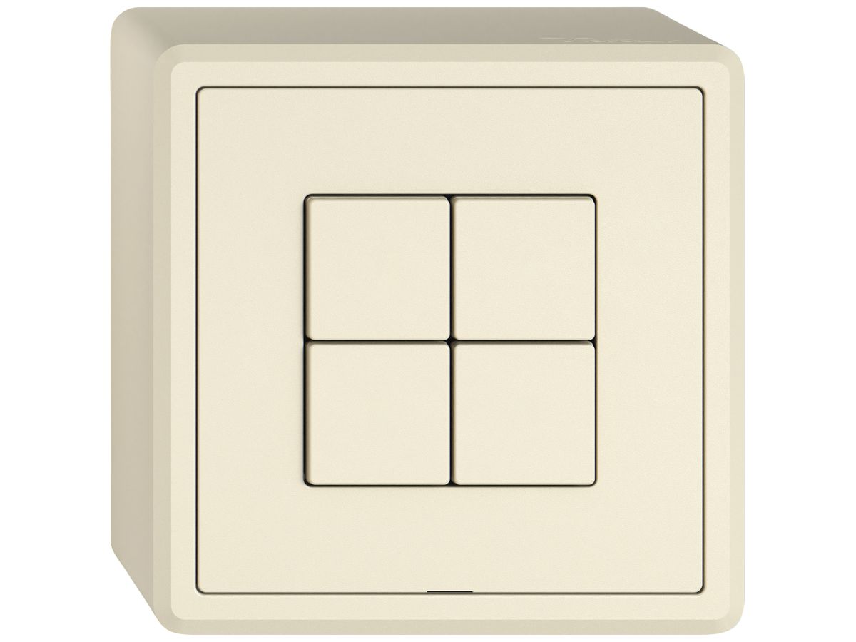 AP-Taster KNX RGB EDIZIO.liv KNX Basic SNAPFIX® 4T 4B LED cr