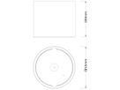 Anbaugehäuse LEDVANCE COMFORT Aluminium Ø215×184mm grau