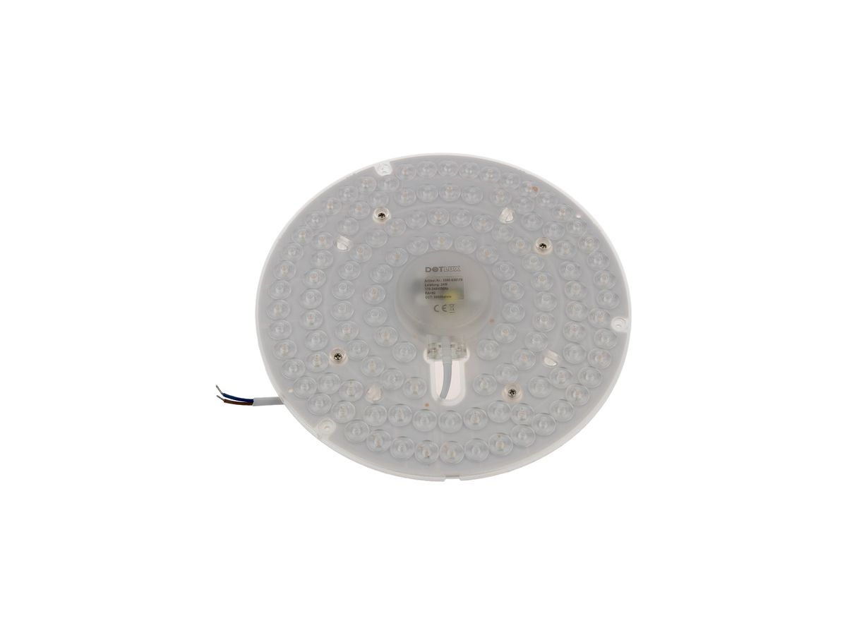 LED-Modul QUICK-FIXplus Ø240×35mm, 24W, 4000K, 2800lm, 170°, IP40