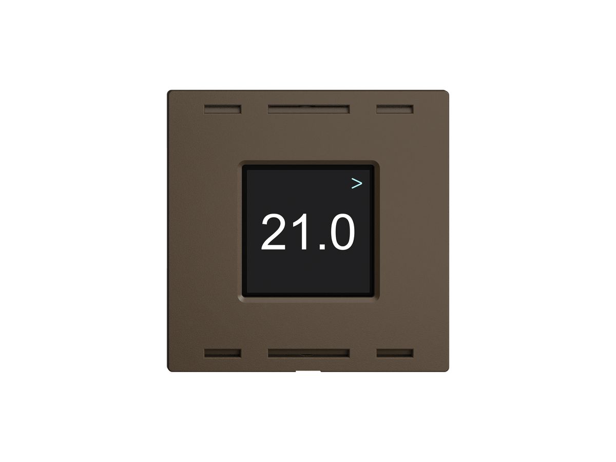 Bedienaufsatz zu Raumtemperatursensor EDIZIOdue Wiser CO2 coffee