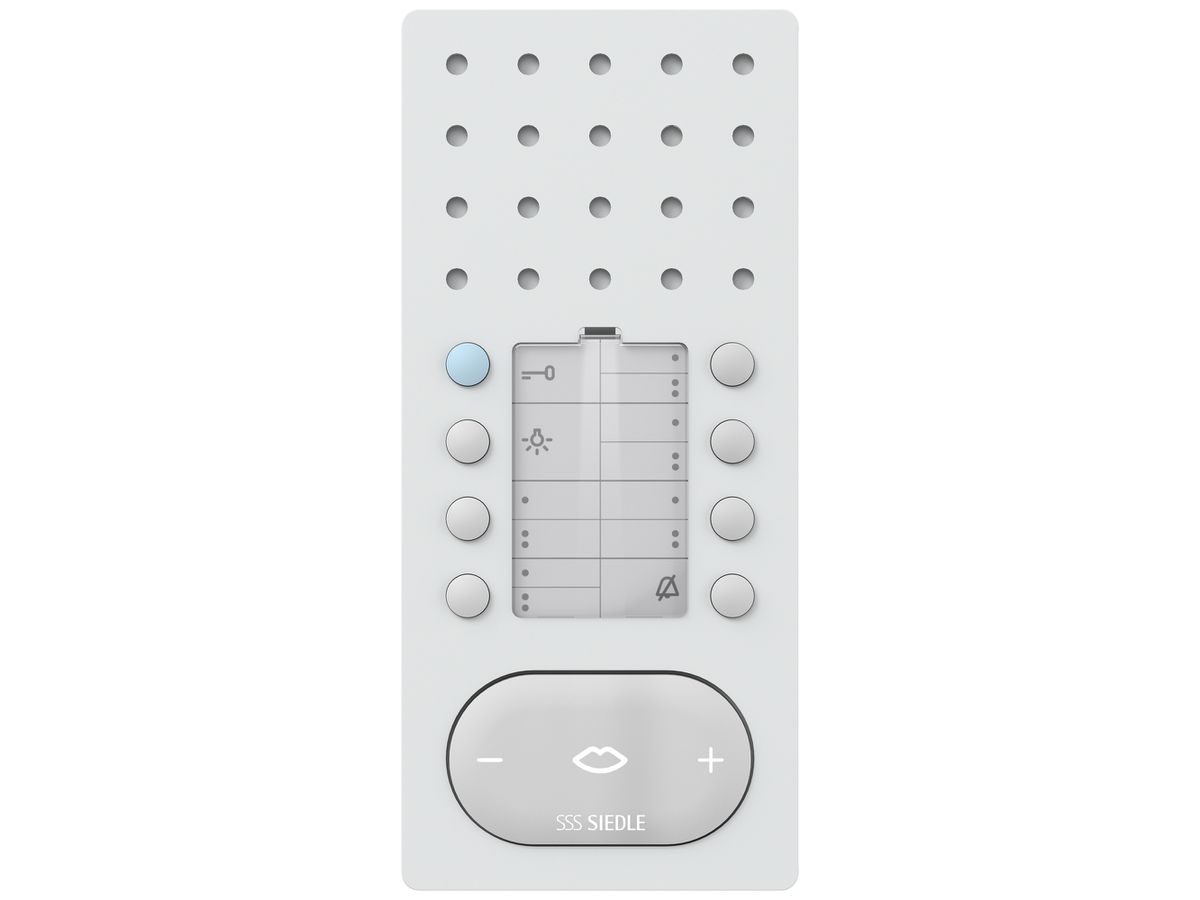 AP-Innenstation Audio Siedle Comfort Türöffner Schaltfunktio.auto 91×201×27mm ws