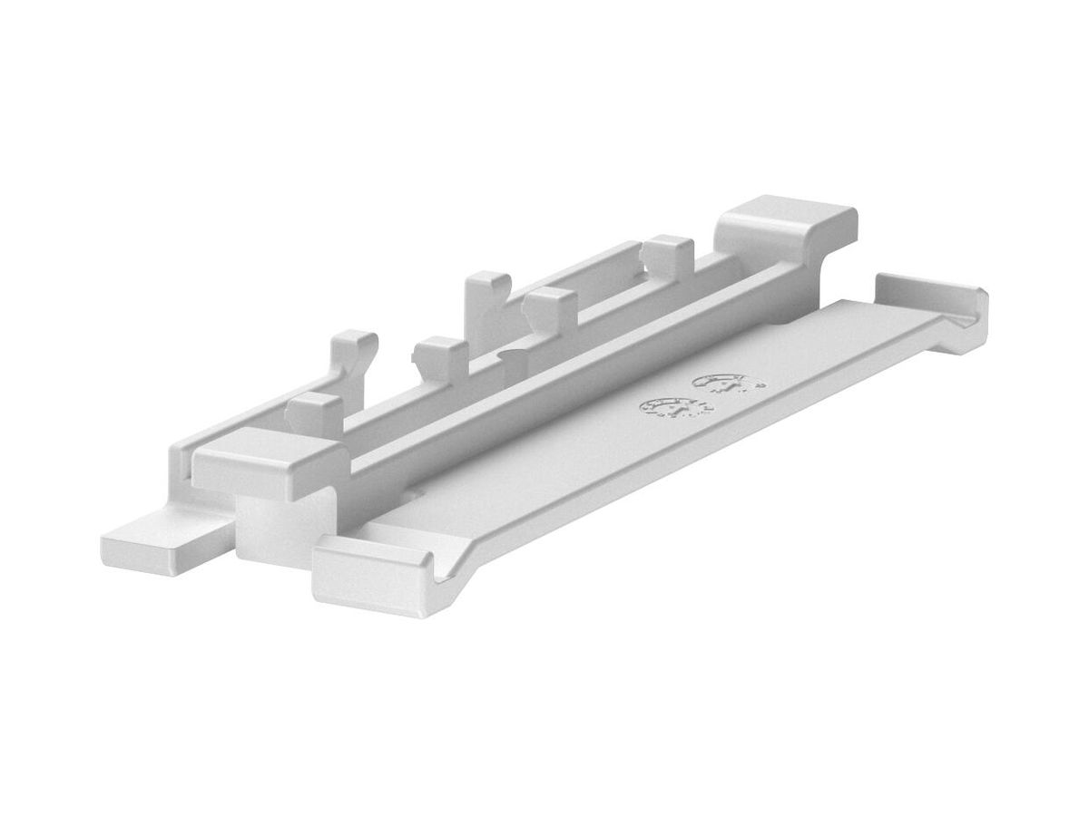 Halteklammer BET WDKH 95.7×10.5mm Kunststoff PC/ABS weiss