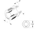 Kabelverschraubung M32 18…25mm silbergrau