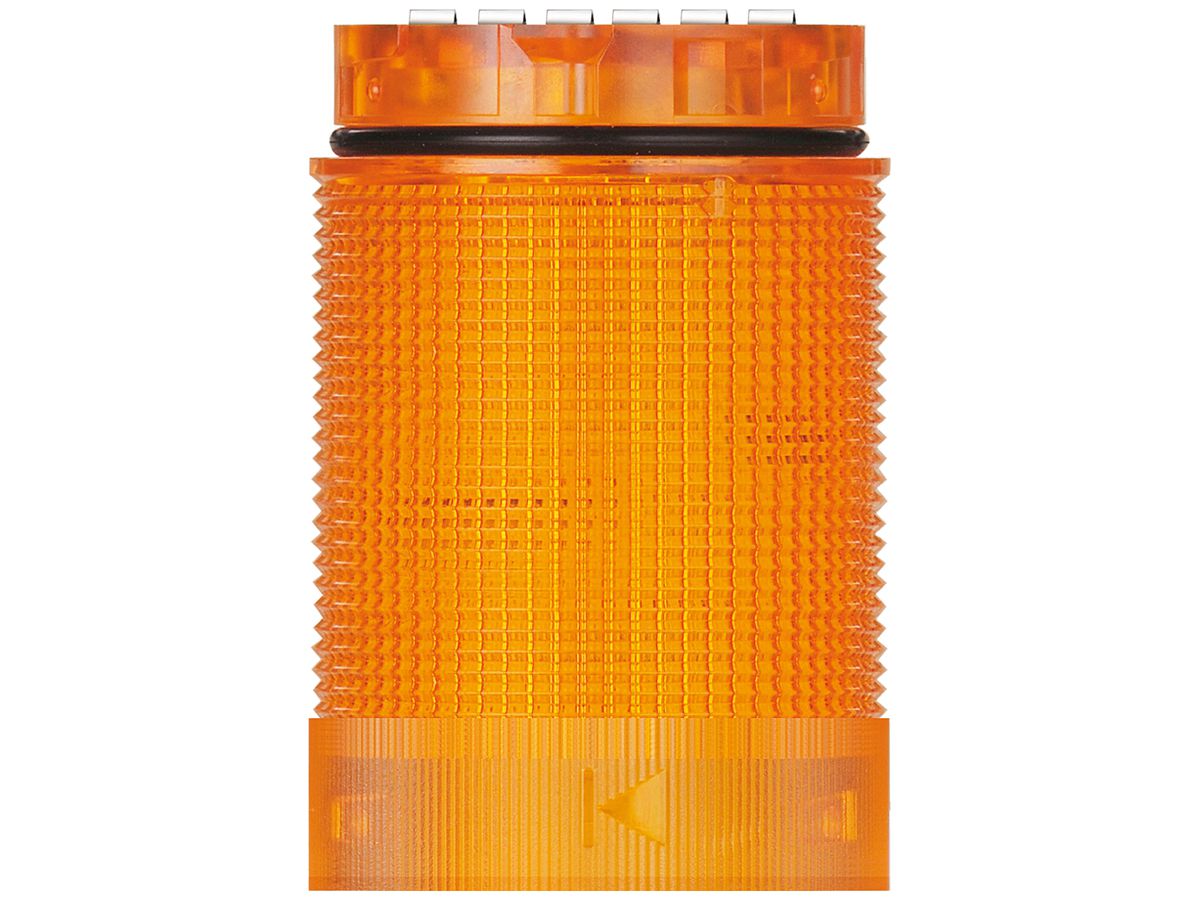 Blitz- und Dauerleuchte WERMA TwinFLASH Classic, 24VDC, 40mm, gelb