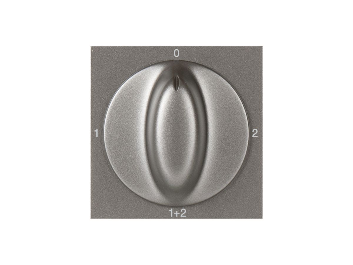 UP-Drehschalter MOS 1/1L magnesium 0-1-2-1+2