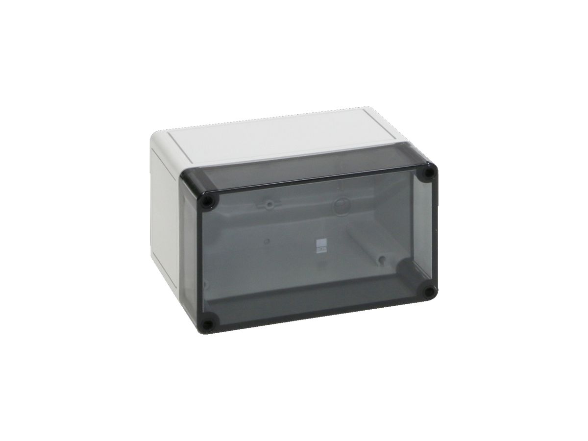 Apparategehäuse Rittal PK 180×110×111mm grau transparent