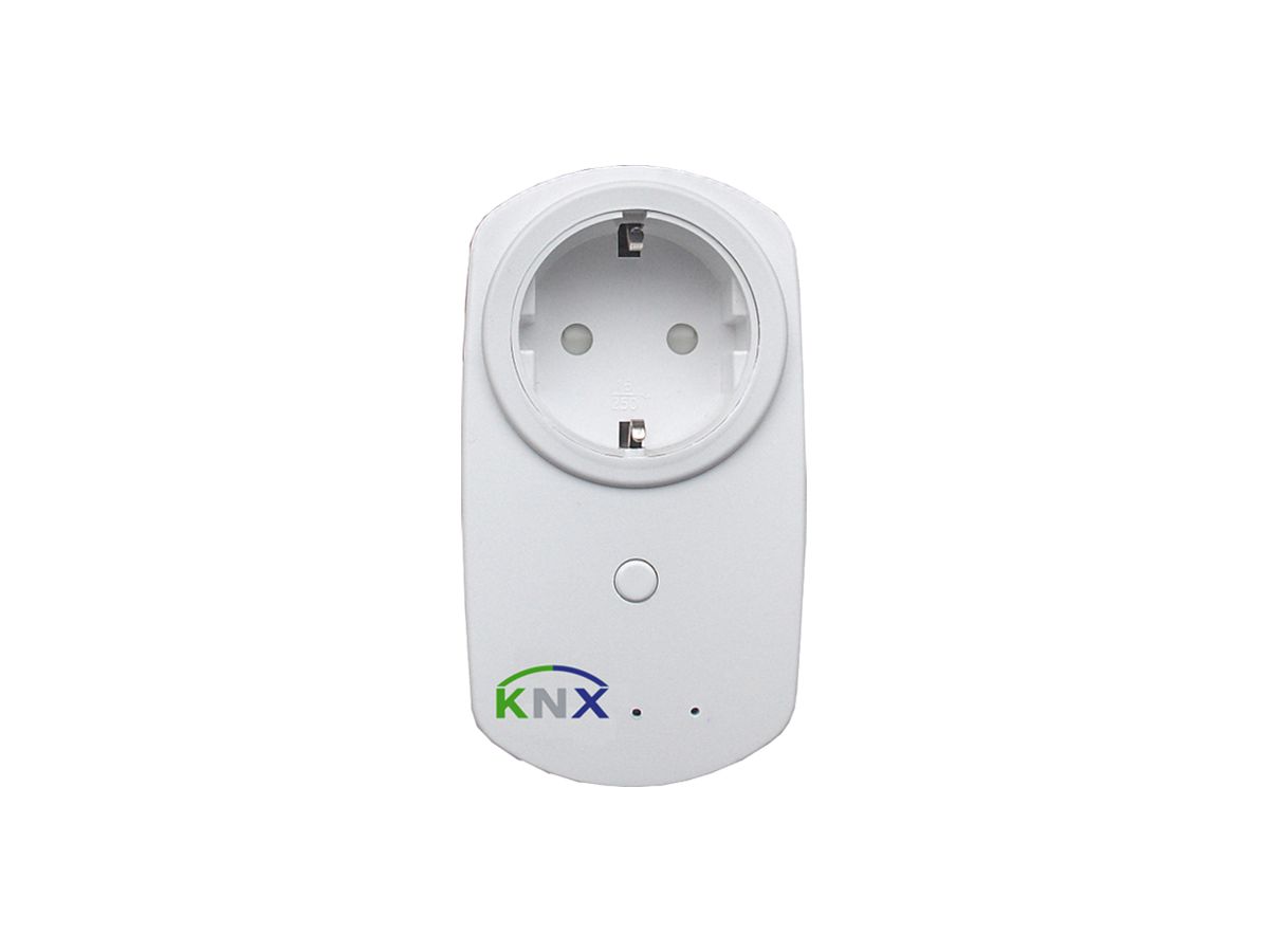Steckdosen-Schaltaktor KNX RF+ MDT RF-AZK1ST.01 1-Kan 16A 230V