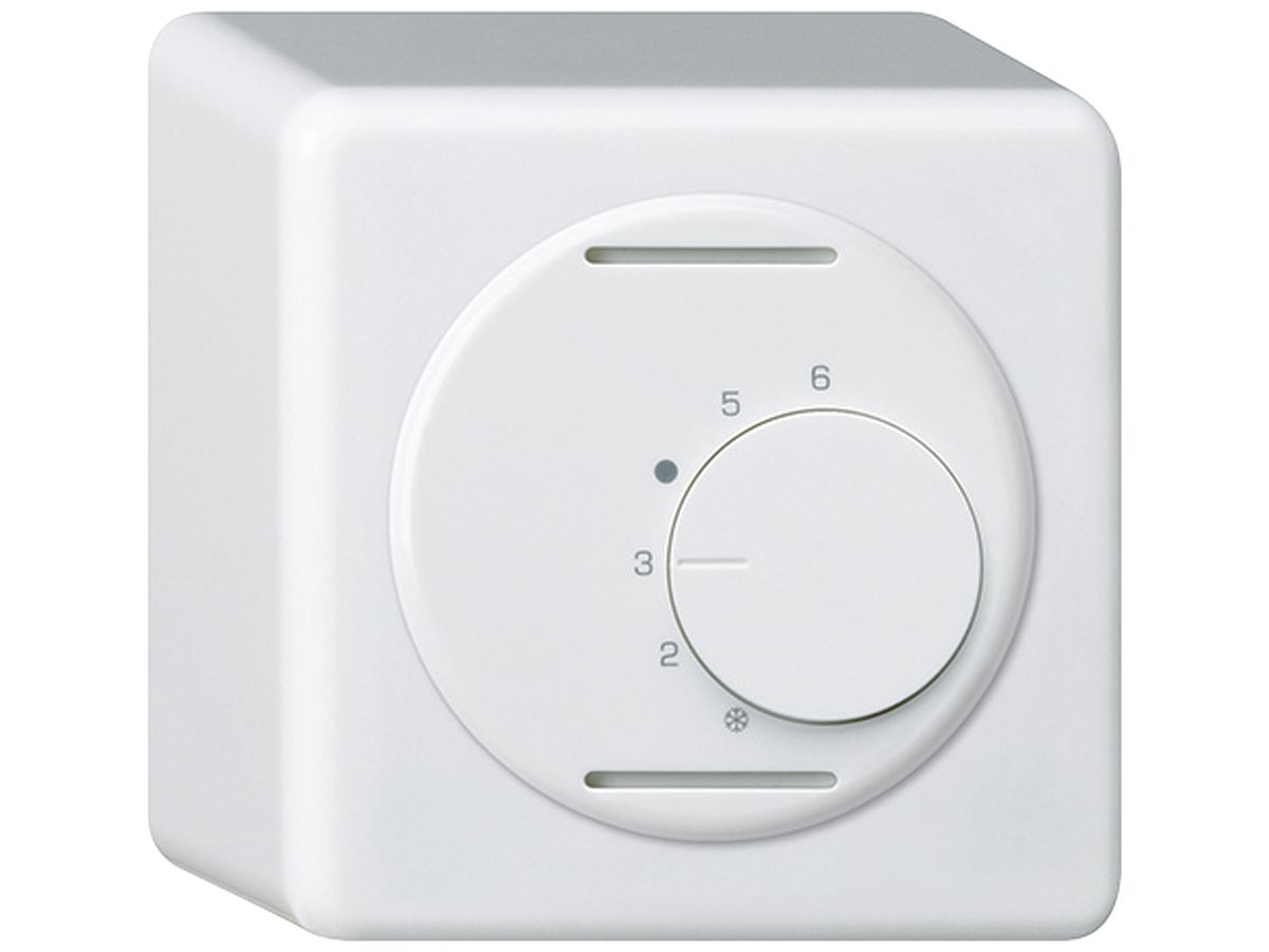 AP-Raumthermostat basico weiss ohne Schalter