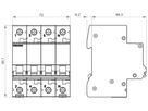 Leitungsschutzschalter Siemens SENTRON 5SL6 4P 400V C 32A 6kA 4TE