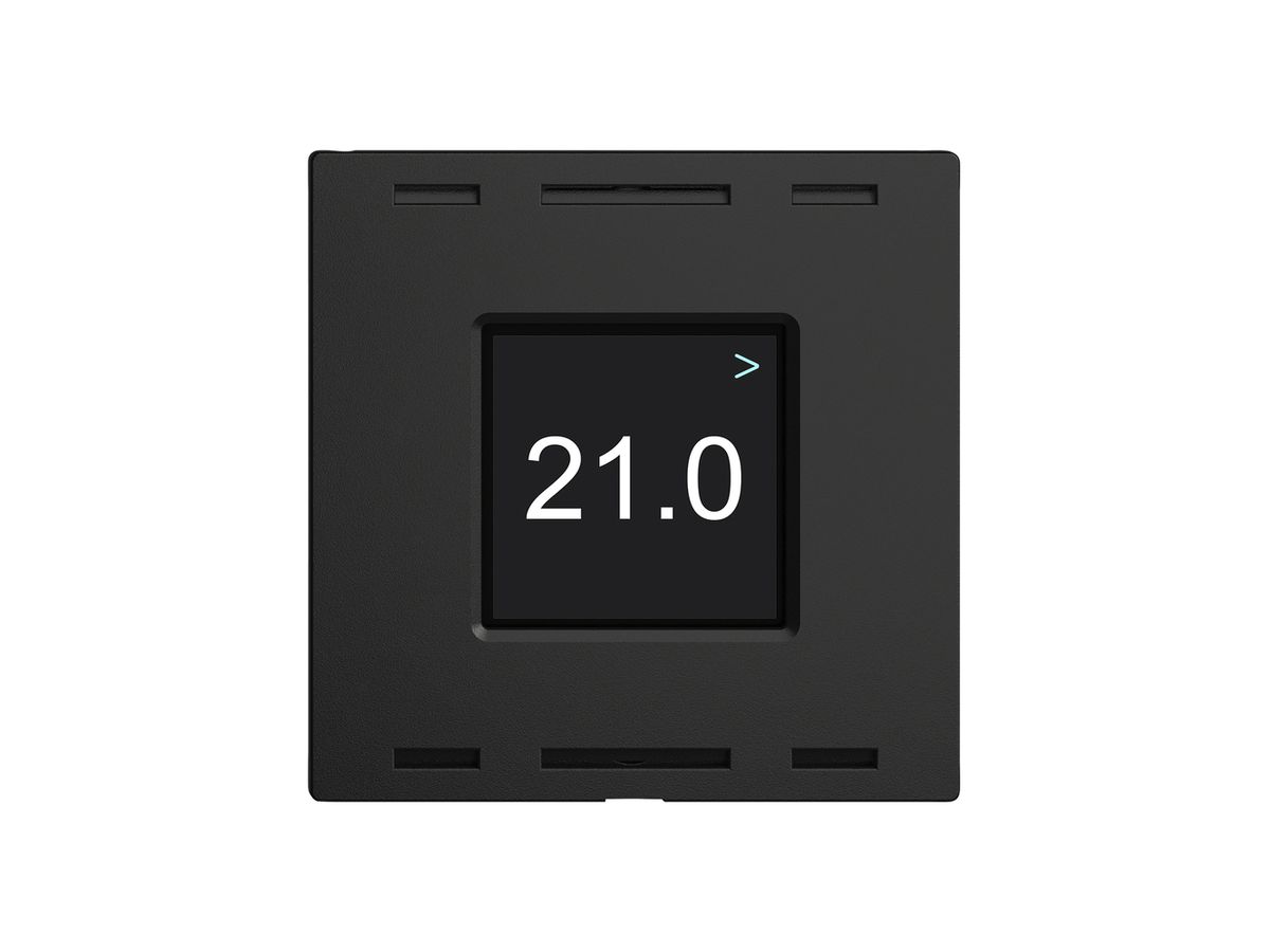 Raumtemperatursensor EDIZIOdue Wiser 230V 5…30°C schwarz