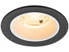 EB-LED-Deckenleuchte SLV NUMINOS S 6.7W 1050lm 3000K NB DALI DIM Ø80×52mm sz/ws